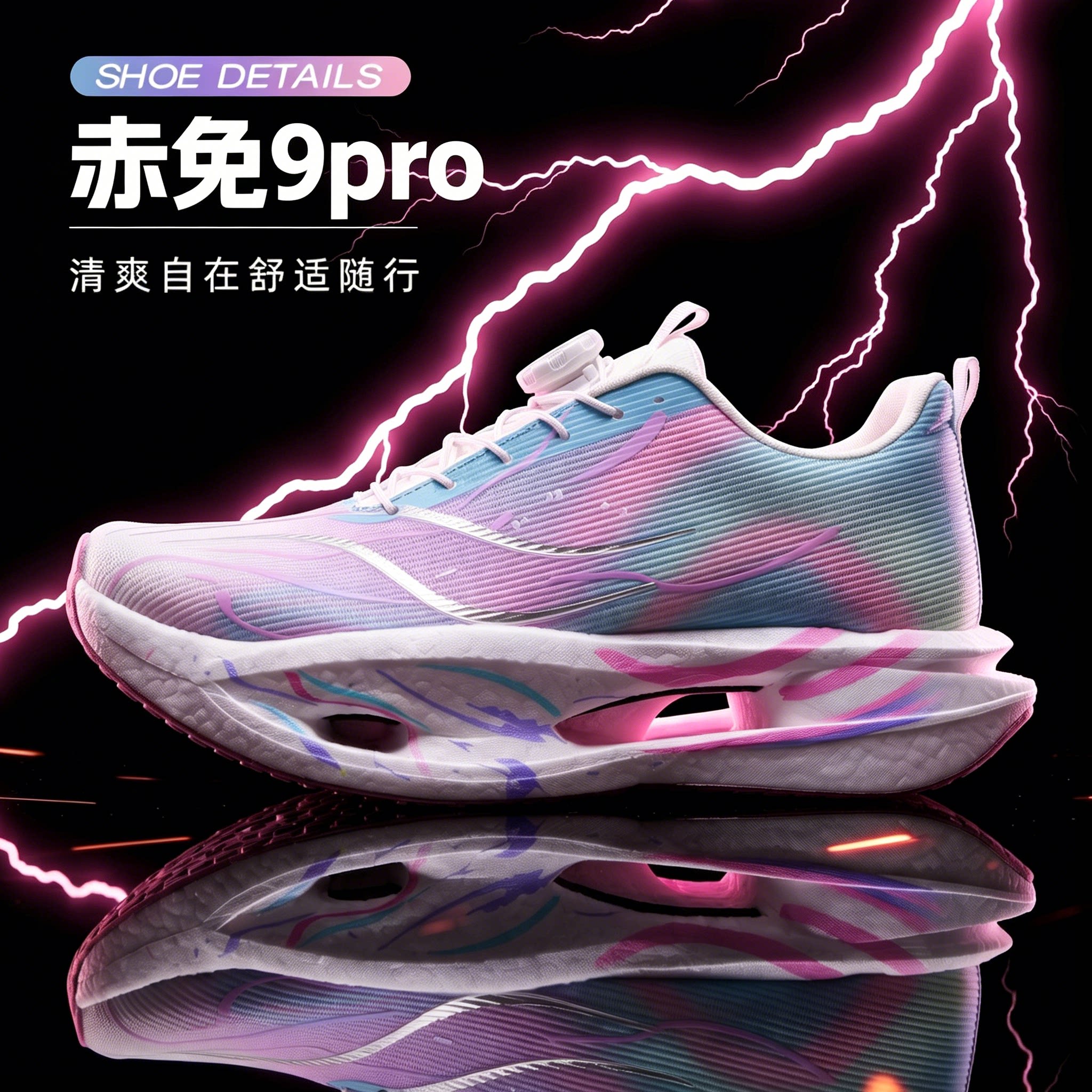 赤兔9pro碳板跑鞋儿童超轻