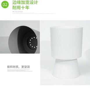 大花慧兰花盆仿陶瓷简约北欧风塑料花盆特大号绿植盆栽兰花专用盆