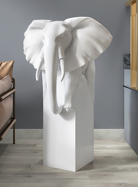 大象摆件客厅大型落地家居饰品电视柜旁边办公室开业乔迁新居礼品
