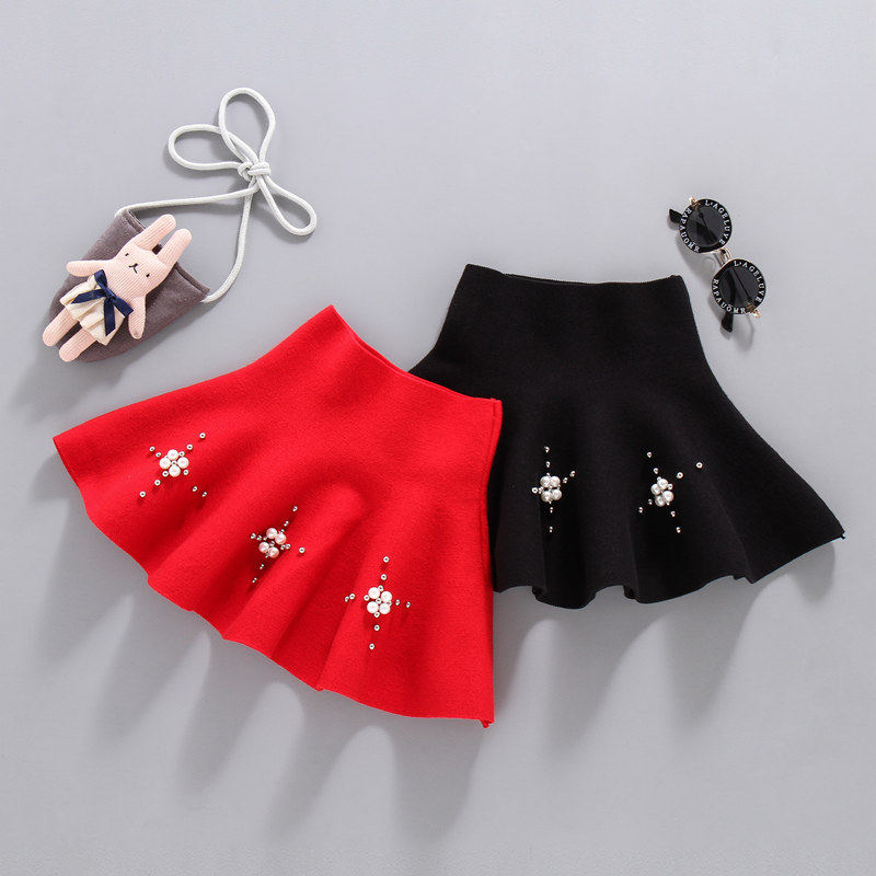 女童洋气毛线裙短裙半身裙秋冬新网红针织裙子学生裙百搭潮宝宝裙,童装/婴儿装/亲子装,半身裙,淘宝优惠券,粉丝福利购,淘宝优惠卷