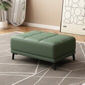 欧式 皮艺沙发脚踏凳家用客厅贵妃位加长搁脚凳放腿皮沙发凳轻奢