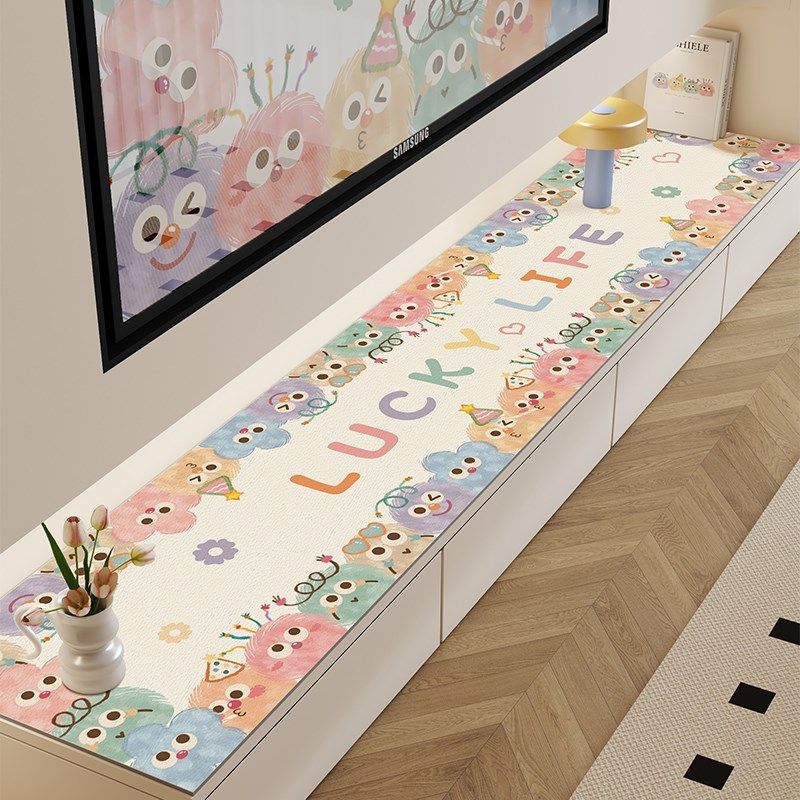 电视柜桌布防水防油免洗防烫桌垫鞋柜桌面保护垫餐边柜新款垫子,居家布艺,桌布,淘宝优惠券,粉丝福利购,淘宝优惠卷