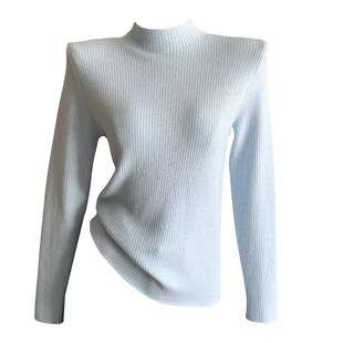 黑色加绒加厚针织打底衫女秋冬内搭2024新款半高领毛衣高级感上衣