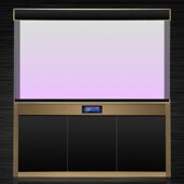 鱼缸背景贴纸新款 蓝白渐变色鱼缸壁纸自粘免胶单面静电贴纸背景画