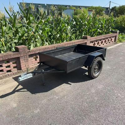 汽车专用后挂式小拖车无人机转运转场小拖斗平板车拖挂车可定制