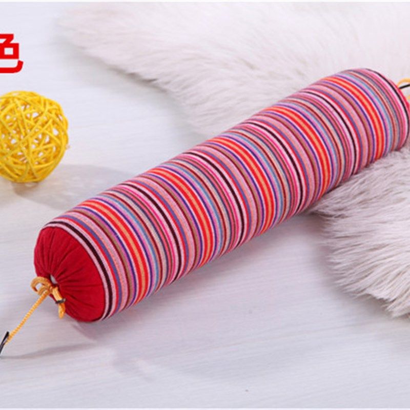 纯棉粗布护颈椎荞麦壳枕保健安神助睡眠糖果圆柱工艺品枕头可拆洗,床上用品,功能枕/保健枕/养生枕,淘宝优惠券,粉丝福利购,淘宝优惠卷