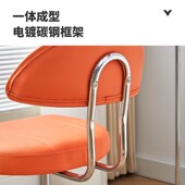 万向轮小凳子家用旋转电脑椅奶油风化妆美甲椅宿舍学生学习椅转椅