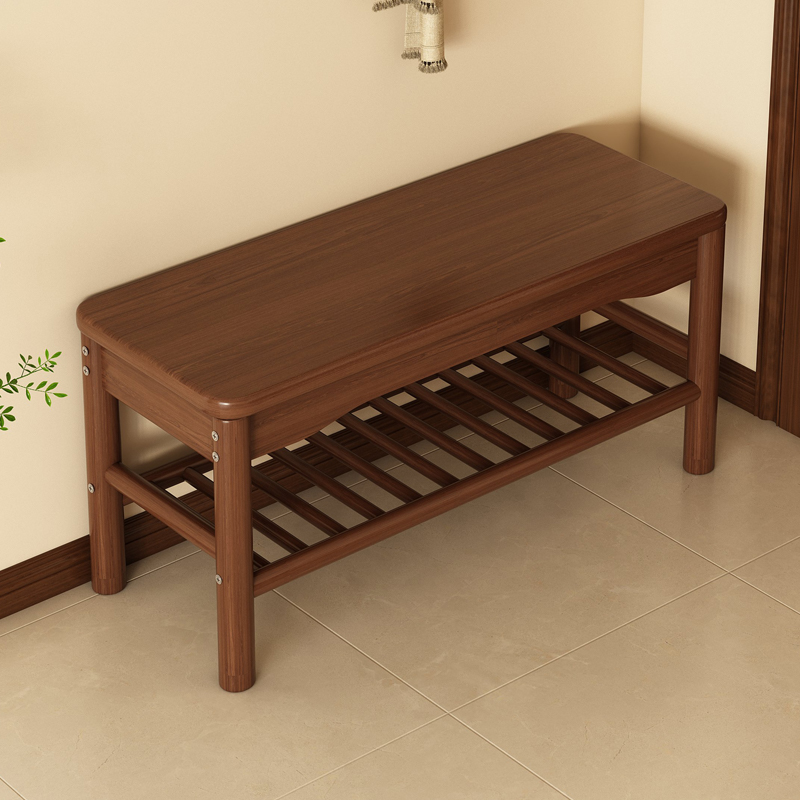 实木换鞋凳家用门口穿鞋凳入户可坐鞋柜坐凳一体进门鞋架玄关凳子
