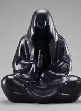 GK 神秘黑衣人 无相佛 打坐 暗黑系桌面摆件手办游戏动漫周边道具