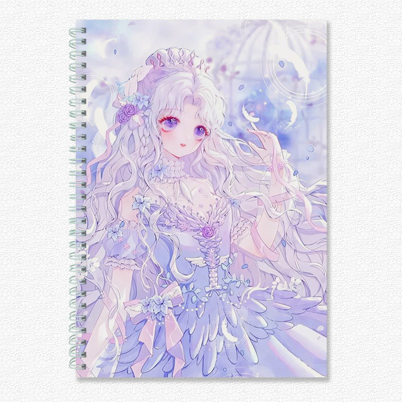 二次元少女绘画8K素描本A4速写B5马克本A5笔记本A6网格横线本定制
