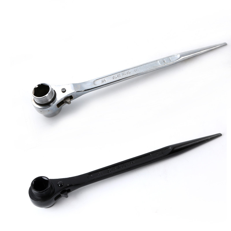 尖尾棘轮扳手快速双向套筒扳手多功能两用梅花六角架子电木工扳手