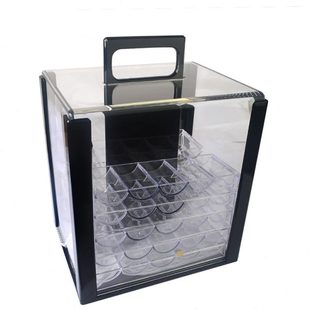 1000码 箱配10个亚克力架 亚克力手提筹码