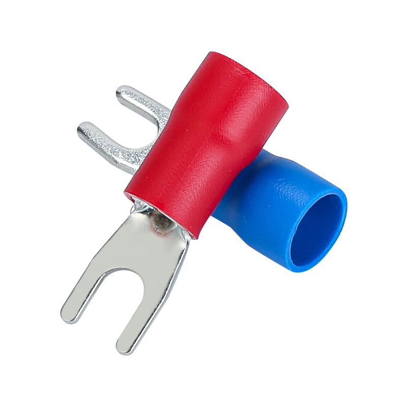 紫铜接线端头SV1.25/2/3.5/5.5-3.2-4-5-6-8-10国标UT叉形Y型端子