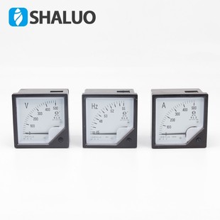 仪表6L2电流频率表Hz 发电机组开关箱指针式 380V.220V.500V电压表