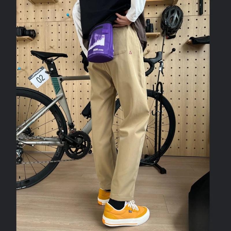 焱商轻奢内搭秋冬季加绒直筒百搭工装裤z简约休闲裤长裤户外机能