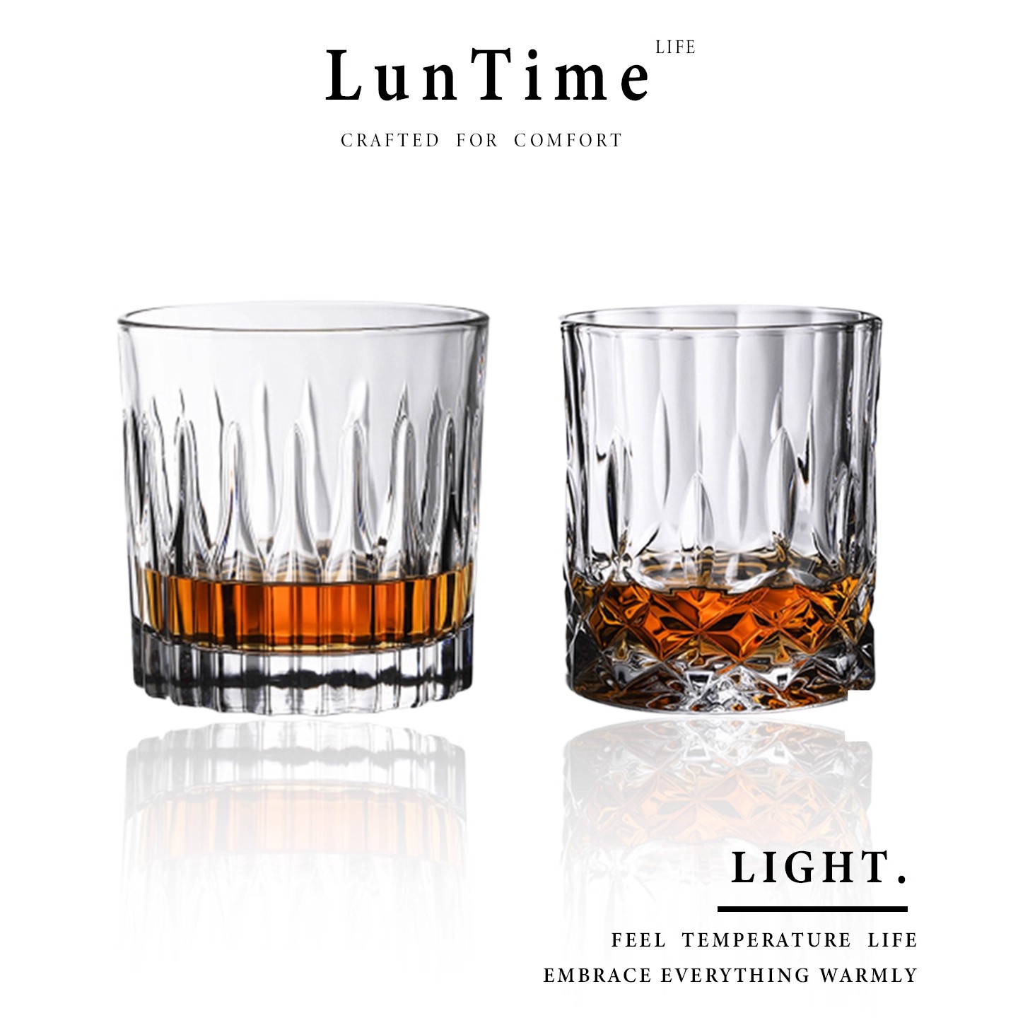 LunTime岁月威士忌酒杯套装