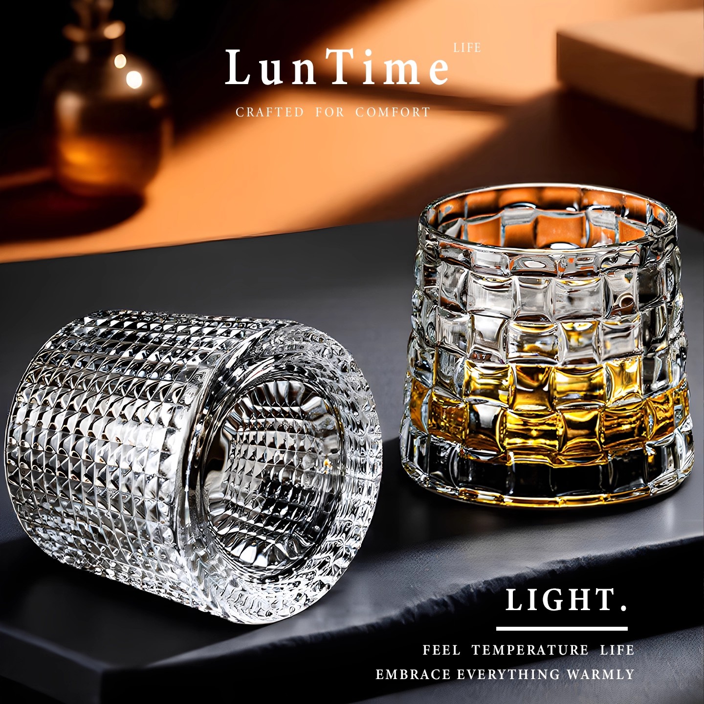 LunTime威士忌酒杯洋酒杯家用杯