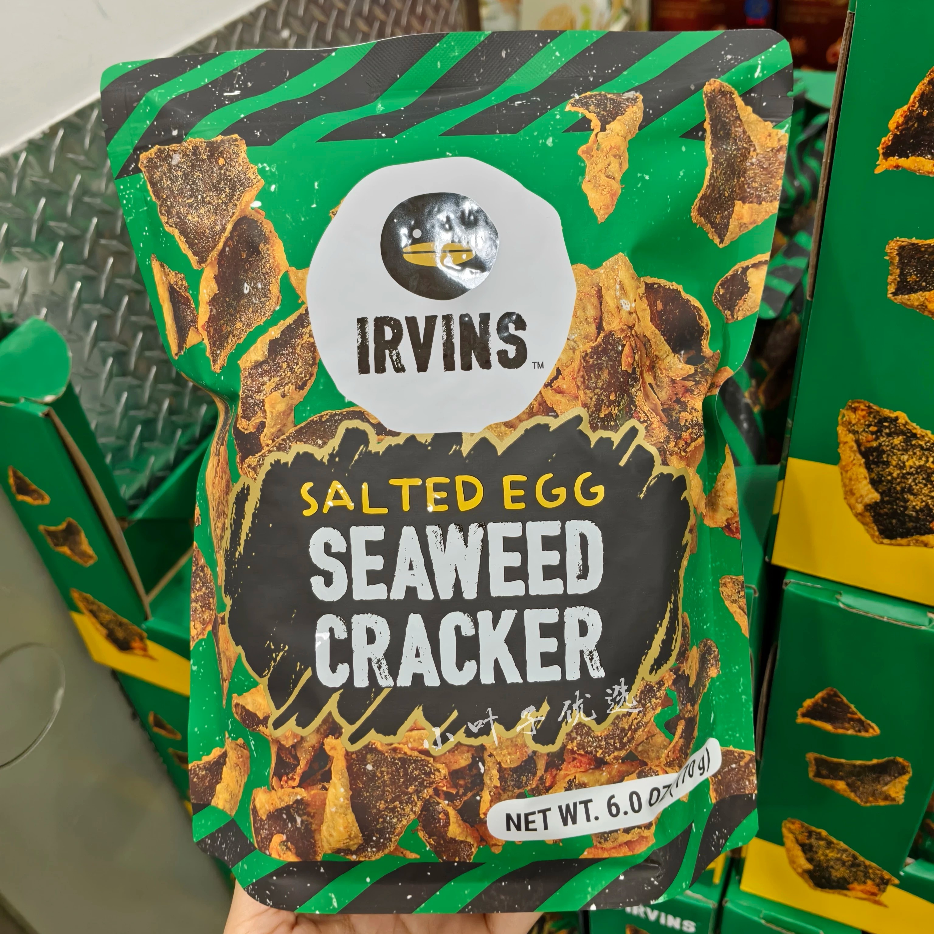 IRVINS新加坡进口咸蛋黄海苔脆片