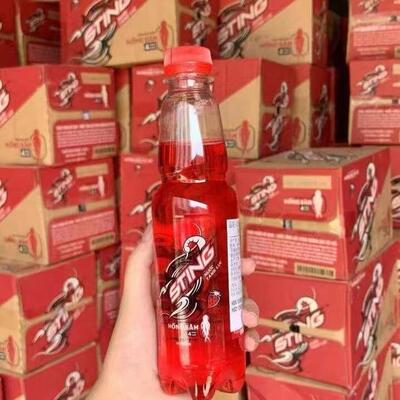 越南sting草莓味汽水碳酸饮料原装进口饮料拍下一件6瓶包邮