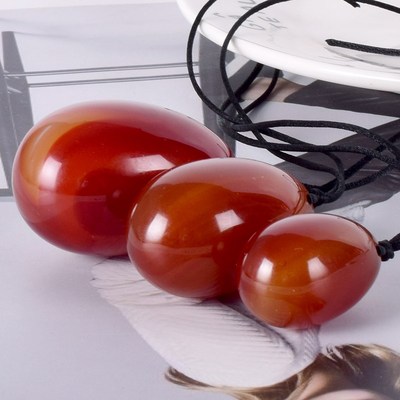 陈见玉蛋功女 凯格球按摩石 产后康复盆底肌按摩保健红玛瑙护阴蛋