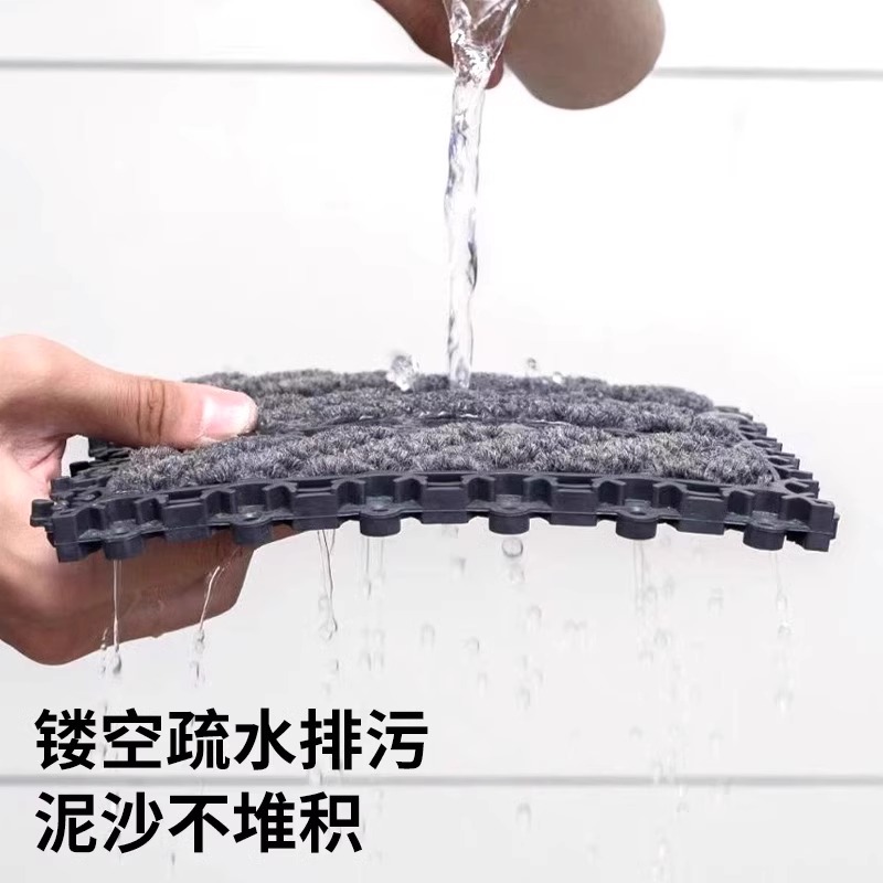 模块地垫高端地垫台阶入户门防滑除尘酒店大门口迎宾地毯拼接商用