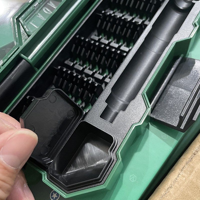老A 加厚螺丝批头收纳盒4mm起子头空盒子23孔位带海绵衬垫刀头盒,五金/工具,零件盒,淘宝优惠券,粉丝福利购,淘宝优惠卷