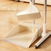 猪鬃毛扫把簸箕套装 木地板家用软毛扫帚鬃毛扫地笤帚捎把刮水器