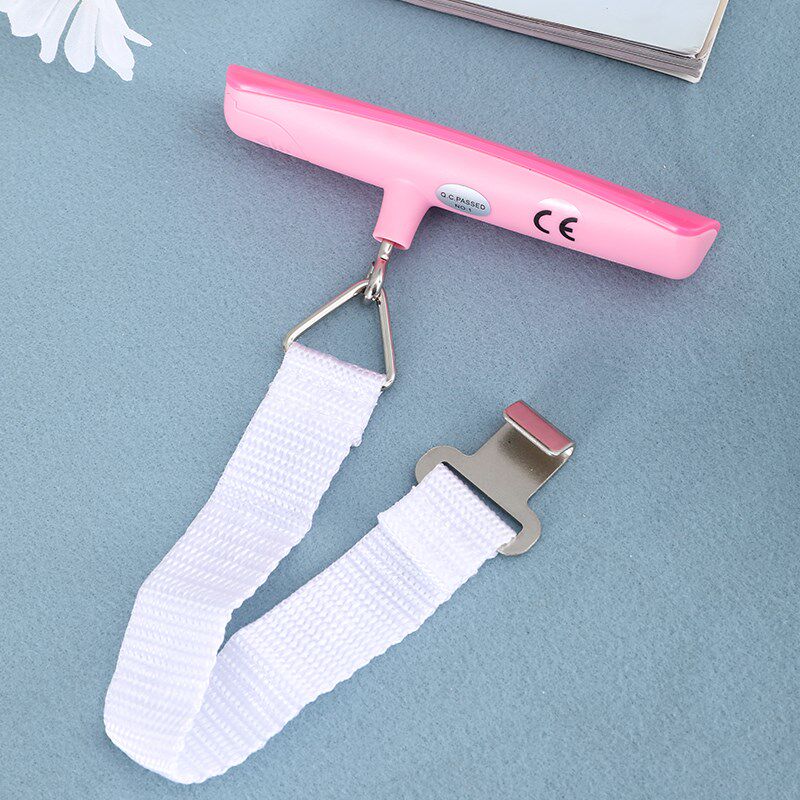 利快便携秤小号手提秤电子行李秤迷你旅行称0.05--50公斤可去皮秤