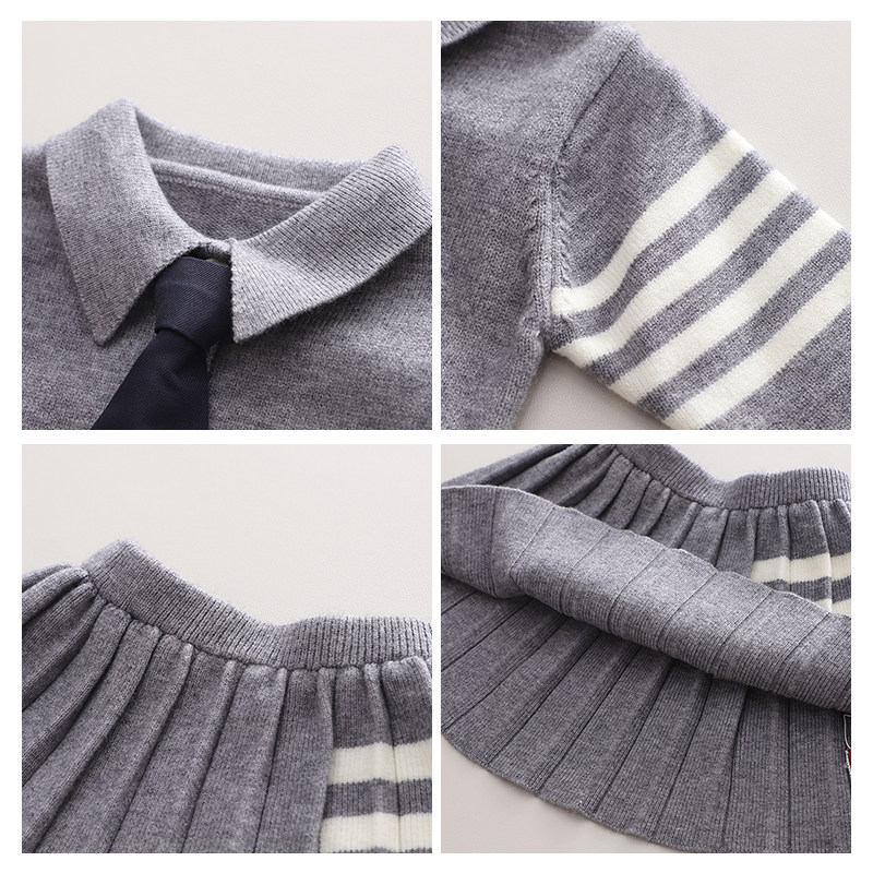 女童毛衣套装2022秋冬新款女宝宝学院风针织两件套小童网红套装裙,童装/婴儿装/亲子装,套装,淘宝优惠券,粉丝福利购,淘宝优惠卷