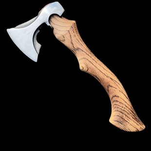 奇星新品勇士战斧全钢锻打斧头户外露营劈柴伐木战斧家用剁骨斧子