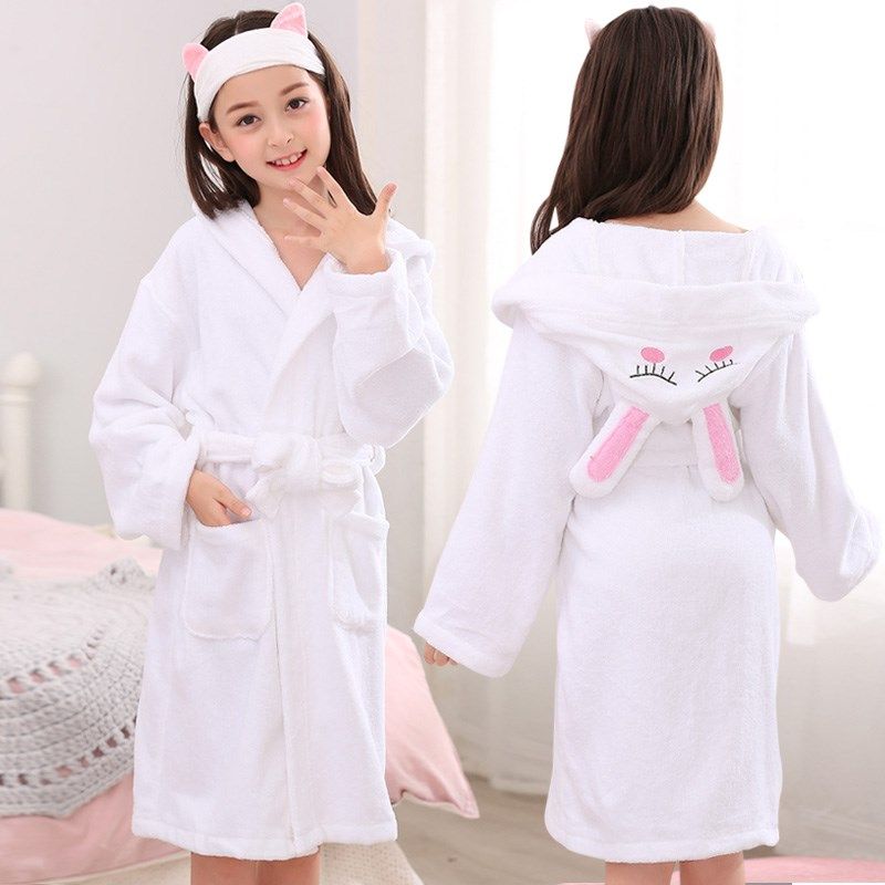 儿童纯棉浴袍毛巾料秋冬季女童游泳浴衣浴巾男童中大童加厚洗澡,童装/婴儿装/亲子装,家居袍/睡袍,淘宝优惠券,粉丝福利购,淘宝优惠卷