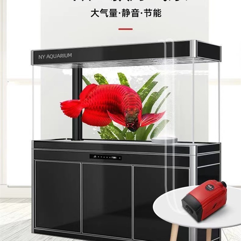 NO1氧气泵鱼缸静音冲氧泵大功率气量水族增氧机小型充氧器打氧泵