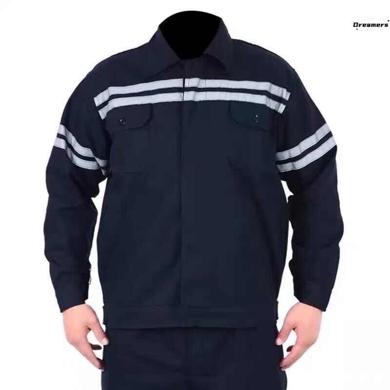 。煤矿井下劳保工作服矿山矿工人男装带反光条矿用劳动下井专用裤