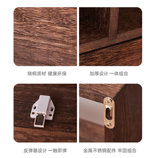 实木茶杯博古架摆件茶具收纳架多宝格茶壶置物展示柜壁挂中式搁架