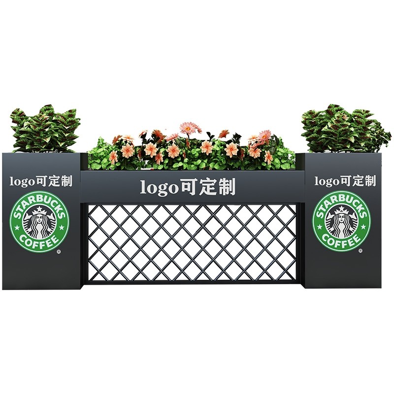 户外铁艺花架围栏商业街隔断花箱组合商场售楼部长条花槽外摆花坛,鲜花速递/花卉仿真/绿植园艺,花架,淘宝优惠券,粉丝福利购,淘宝优惠卷