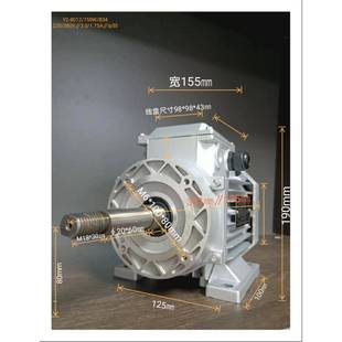 B34三相砂轮非标电动机 750W 8012