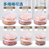 高颜值玫瑰金大号燕尾夹混装 不锈钢长尾夹中号文件夹子小夹子凤尾