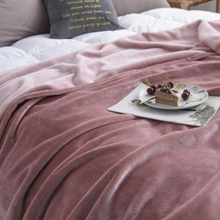 单人毛毯加厚保暖 绒床单铺床水晶绒毯 冬季加厚毛绒冬天加绒毯子