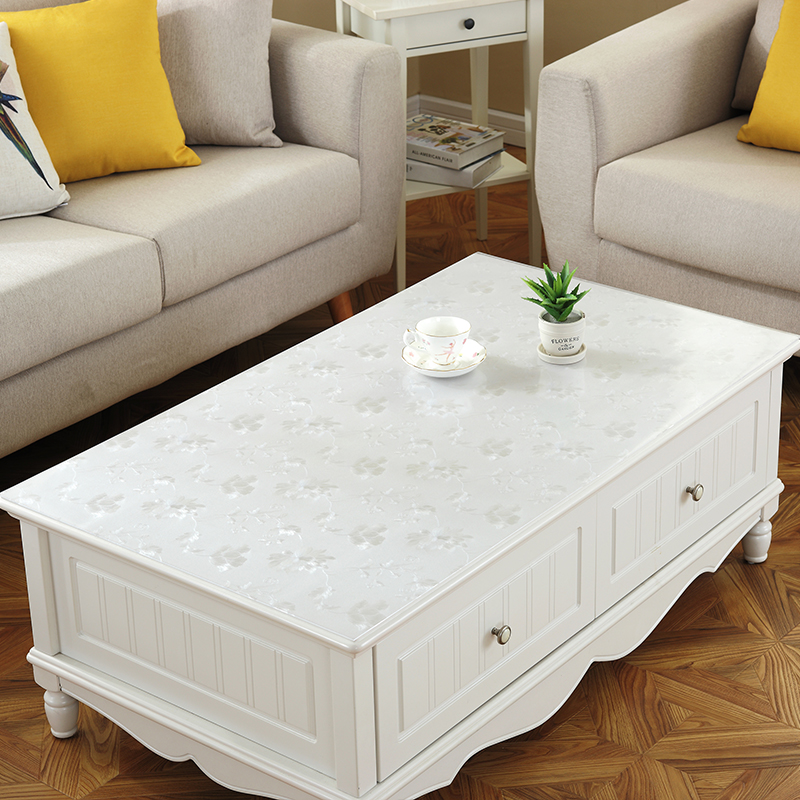 无味环保透明餐桌布防水防油茶几布免洗台布防滑胶垫塑料保护膜