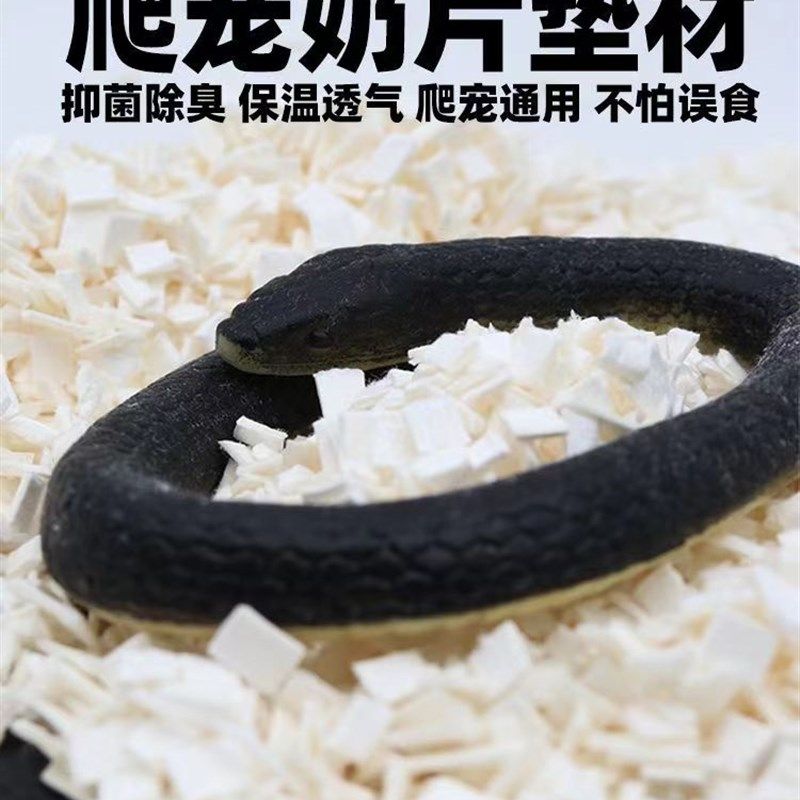 爬宠白豆腐垫材仓鼠蜥蜴小宠物蛇吸水除臭无尘小方块奶砖专用纸粒