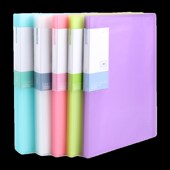 60页资料册多功能钢琴乐谱夹画册 a4文件夹侧入式 透明插页袋30