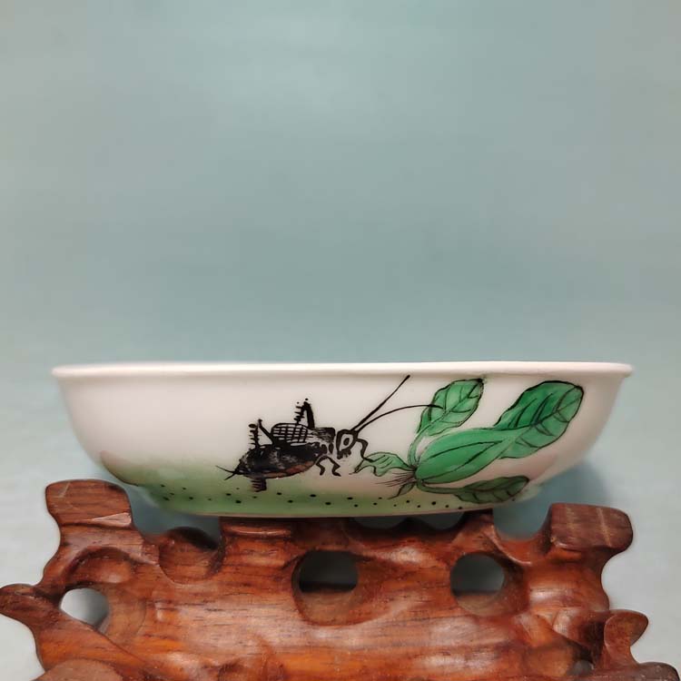 全手绘陶瓷小鸟洗澡盆鸟食罐鸟笼配件金青绣眼红子贝子珍珠鸟适用