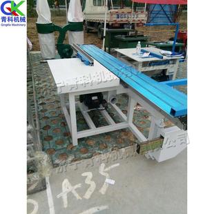 电动木工板材裁板锯 半自动刨花板切割机 小型家具木材切割裁板锯