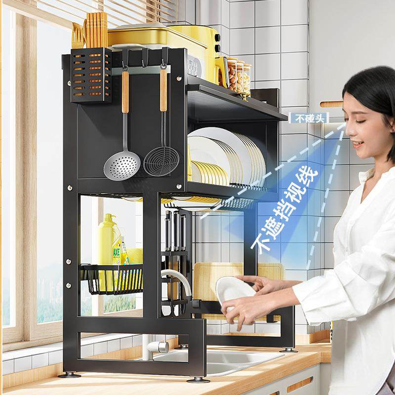 厨房置物架家用防尘筷子篓碗架水槽架厨房收纳筷子刀架碗碟沥水架,厨房/烹饪用具,抹布架/厨房清洁收纳架,淘宝优惠券,粉丝福利购,淘宝优惠卷