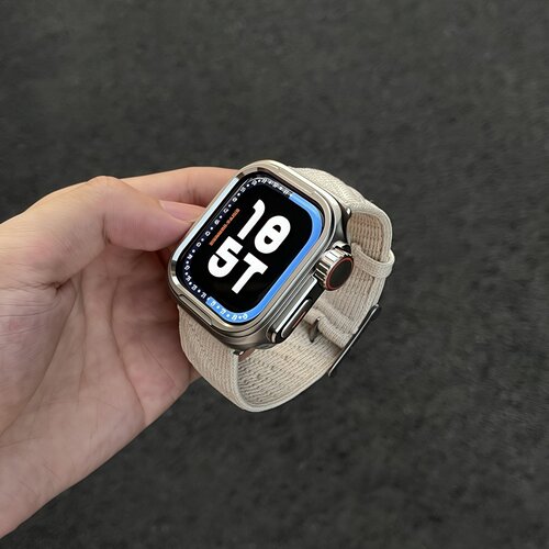 适用applewatch10爱马士苹果表带