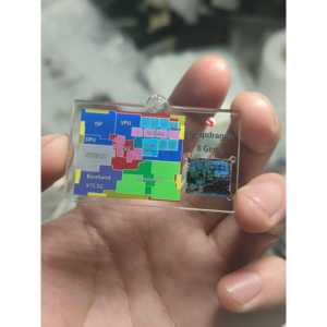 高通骁龙8gen3芯片晶圆钥匙扣亚克力挂件sm8650