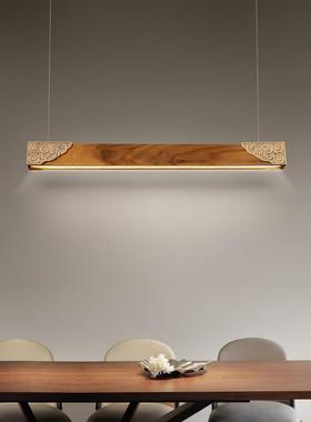 新中式茶室吊灯禅台意吧装饰灯具代简约客CIS厅长灯现创意条餐厅