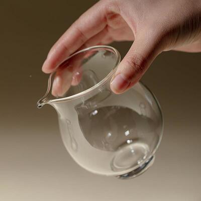 作玻璃公道杯SNK家用中式耐道热分茶器里夫茶具高档茶海匀杯茶配