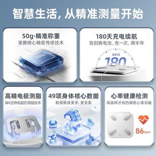 乐福智能体CF618BLE脂计秤体重体电子家用小型精准称体重家用脂秤