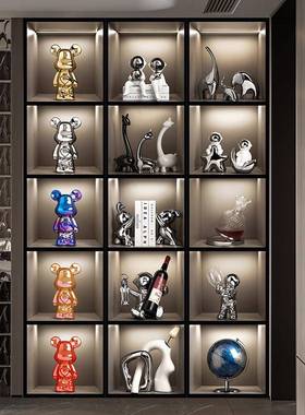 乔迁新居品麋鹿软酒装饰品240216鹿摆件轻奢高柜档创意礼餐柜酒红